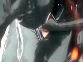Rubber Xxx Sex Video With Latex Whore Heels...