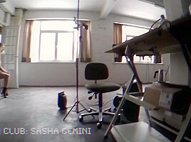 Pov Shooting Sasha At The Studio Featuring Gosh Club...