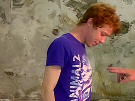 Ginger twink submits to nipple torment...
