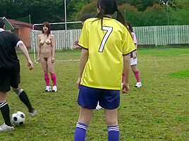 Jav naked soccer player gets toyed...