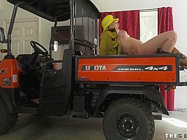 Bigboob trans firefighter rides dick and...