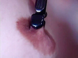 Gorgeous aroused by nipples...