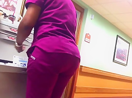 Nurse round plump ass...