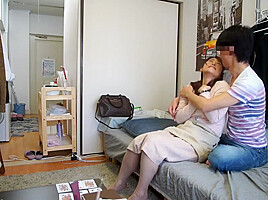 Guy Takes Sexual Advantages Of Hot Japanese Mature Maids Paid To Clean His Room Asian Porn...