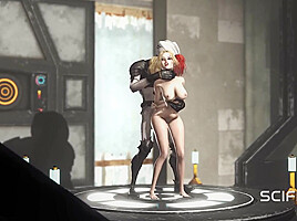 The Sci Fi Lab A Sexy Girl Gets Fucked By An Android Monster...