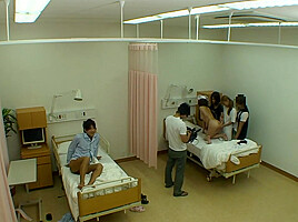 Japanese cmnf naked hospital prank tv...