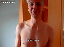 Twink Blonde On His Way Home Into A Guy Who Wants His Dick Fucked And Pay At The Same Time Bigstr 10 Min...