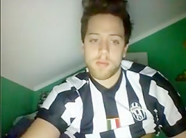 Italian gorgeous footballer soccer big cock...