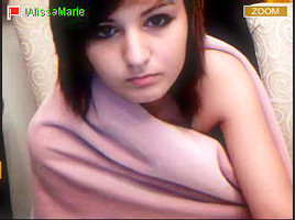 Emo teen cutie shows her and...