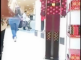 Thick Blond Pawg Milf Christmas Shopping Busted Edited...