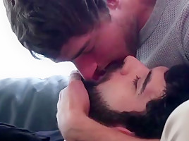 Stud gets his hairy hole fucked...