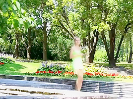 Cute russian girl angela garden...