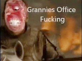 Grannies office fucking...