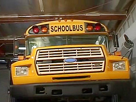 Sexy Student Sasha Knox Banged On The School Bus...