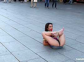 Spanish Hottie Naked And Fucked In Public Publicdisgrace...
