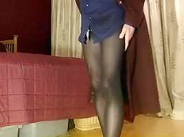 Ripped tights pantyhose...