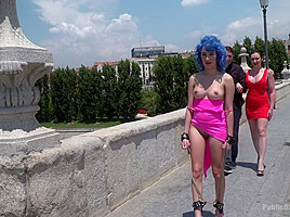 Cute And Colorful Susy Blue Is Begging To Be Public Publicdisgrace...