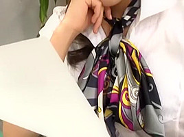 Best Japanese Slut Aoki Misora In Amazing Secretary Blowjob...
