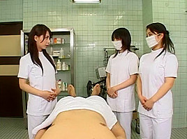 Exotic Japanese chick Yuka Osawa in Horny Nurse, Group Sex JAV scene