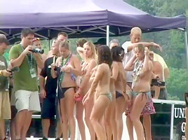 Wild Girls Get Naked In Public