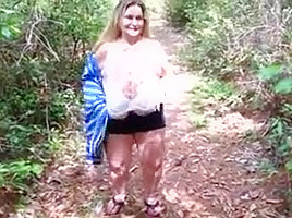 Big Titted Women In The Woods...