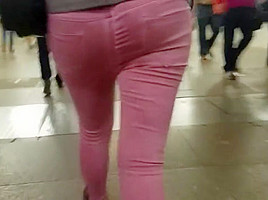Pink pants...