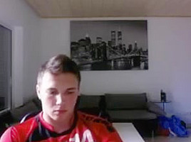 German gay cutie with chatting cam...