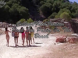 Real Sex Party On The Beach, Part 2