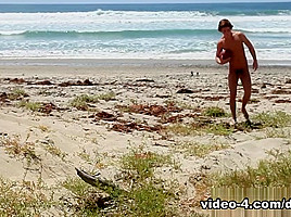 Justin Owen in Justin Owen At The Beach Video