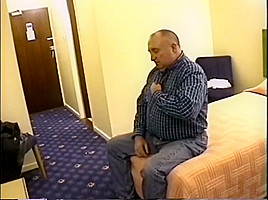 Grandpa stroke in hotel room...