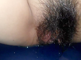 Squirting in tavern...