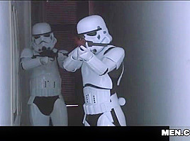 Hector De Silva Luke Adams Paddy Obrian Troopers In Star Wars 4 Parody Jizzorgy...