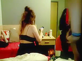 Scouse webcam girls fooling around...