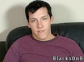 Black haired gets banged by a...