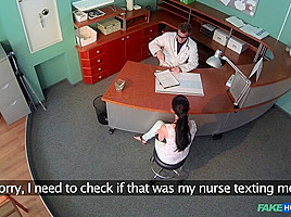 Emilly In Sexy Patient The Receptionists Fucked From Behind Fakehospital...