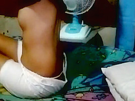 Filipina Undressing Skype...