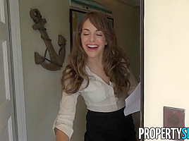 Propertysex insanely hot agent flirts with...