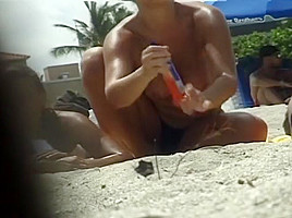 Voyeur Video Of Topless Sunbathing Girls