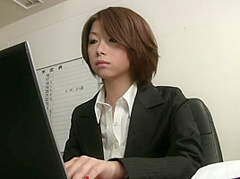 Japanese Beautiful Office Lady...