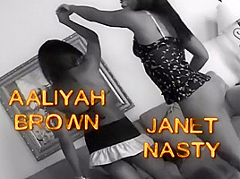Janet nasty and aaliyah brown facially...