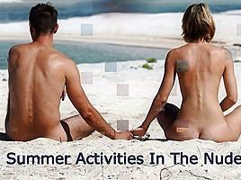 Summer activities in the nude...