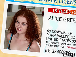 Redhead teen alice green gets smashed...