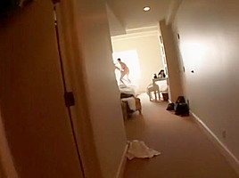 Miami Booty Worships 2 Cocks In Hotel...