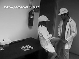 Security cam footage catching work sex...