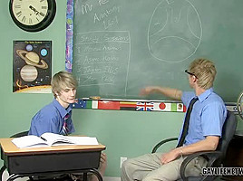 Student shows biology teacher what the...