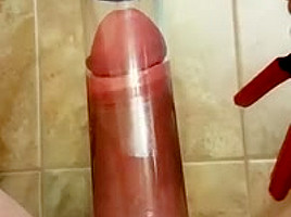Fat cock after pumping session...