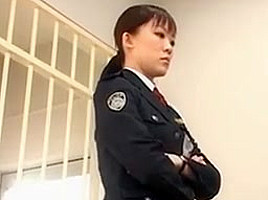 Nasty Asian Police Woman Cunt Licked By Horny Convict...