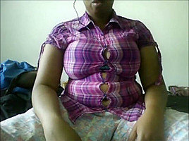 Huge Tits and Belly Stuffed in Shirt