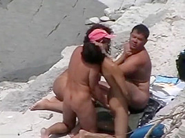 Foursome on the beach...