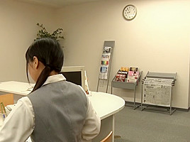 Horny japanese slut in amazing office,...